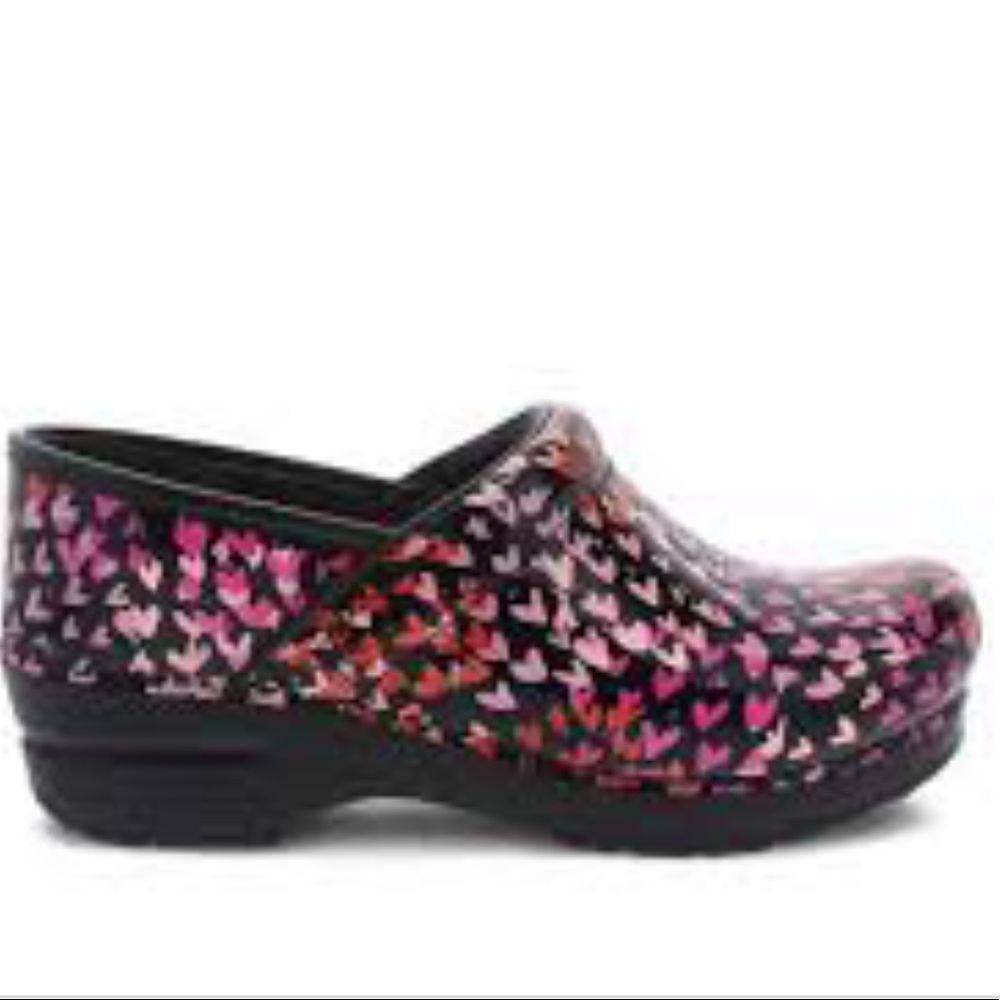 Dansko Professional Patent Tiny Heart Clog
